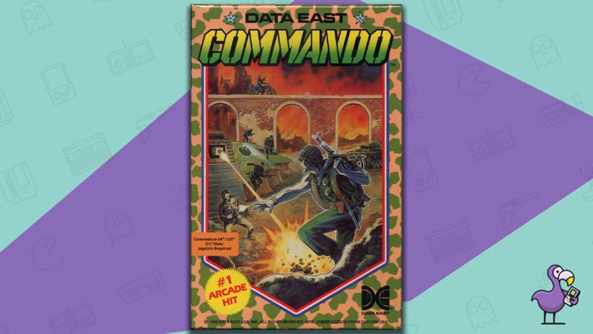 Commando game case c64