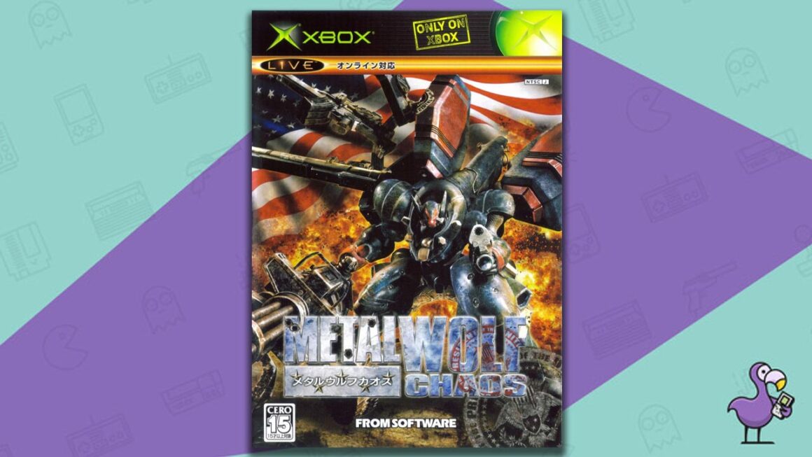 Original Xbox game box art for Metal Wolf Chaos