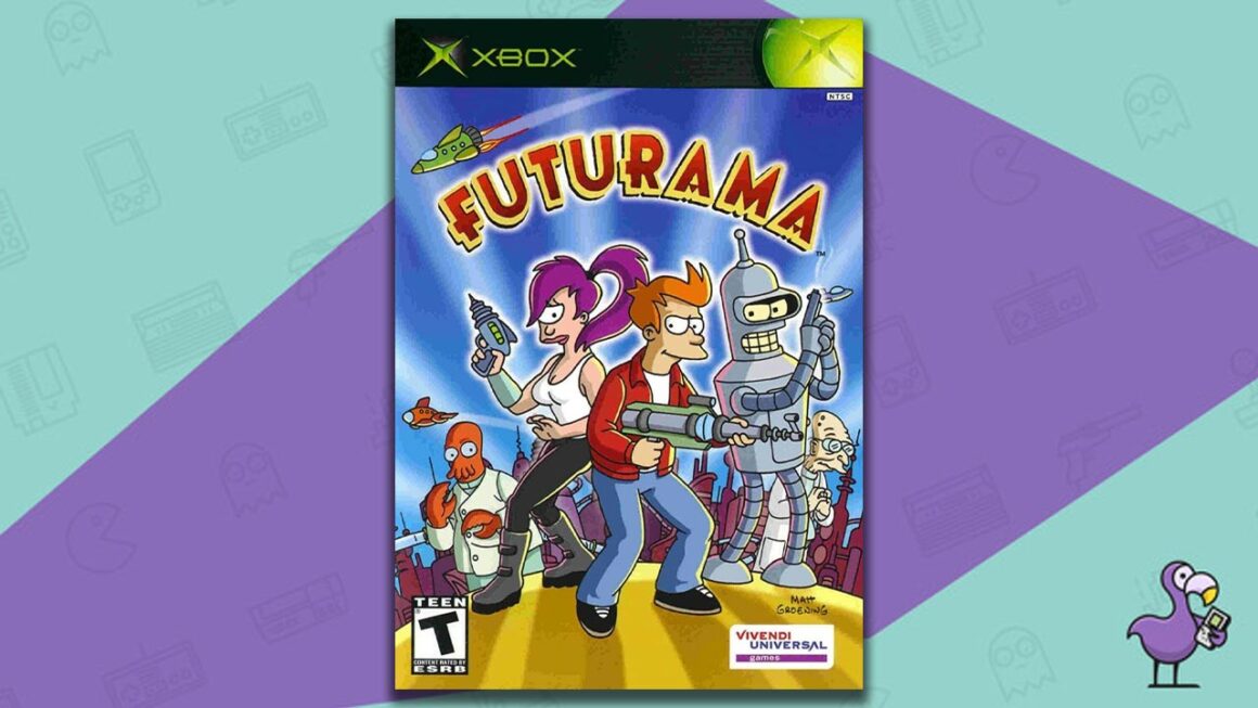 Futurama game box for Xbox