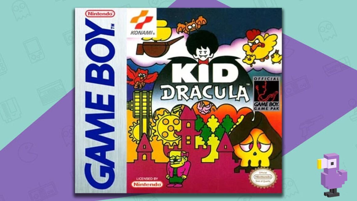 Kid Dracula Nintendo DMG game box