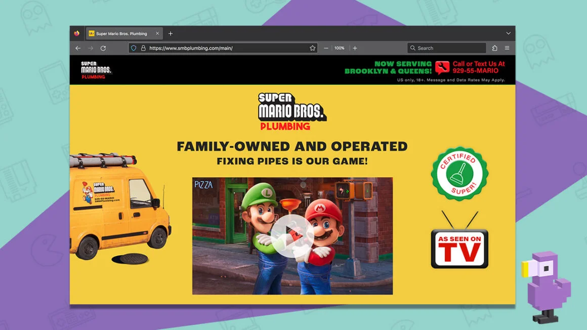 The Super Mario Bros. Movie commercial