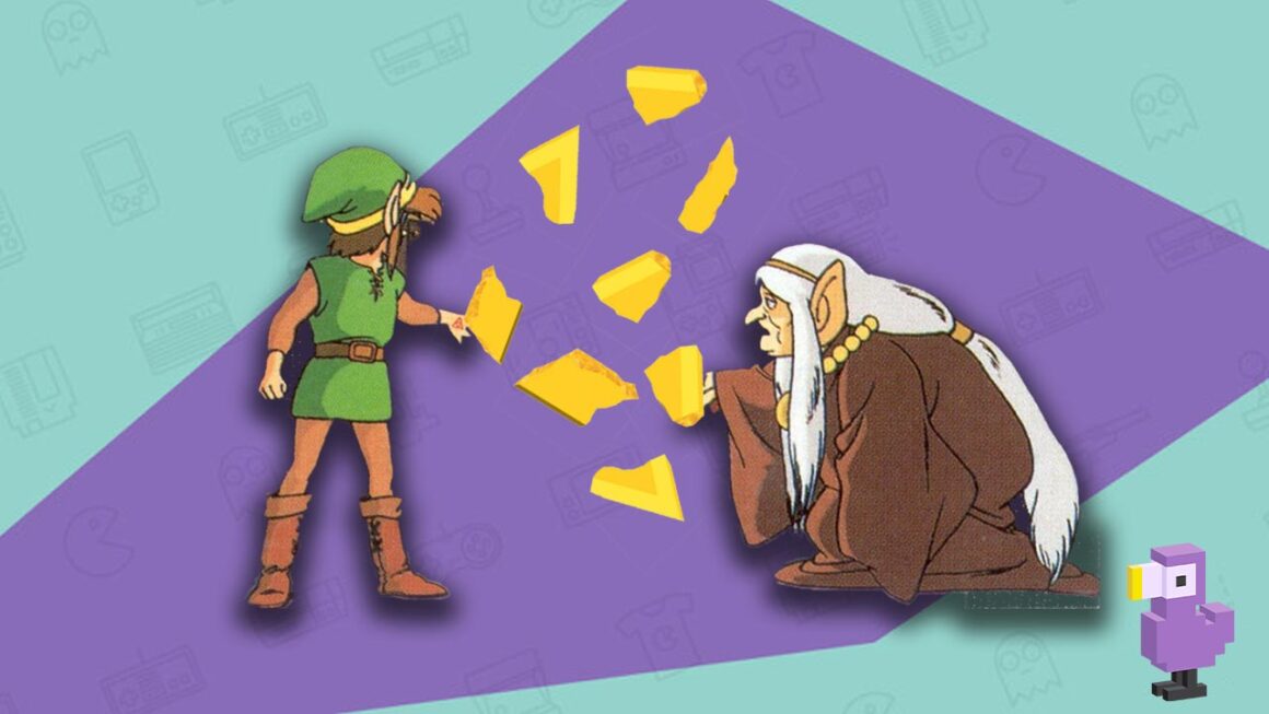 Impa Zelda Facts - Impa scattering the triforce pieces