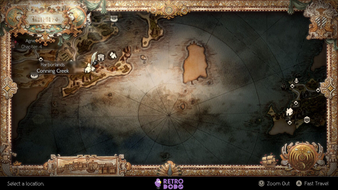 secondary job locations in Octopath Traveler II - Apothecary 