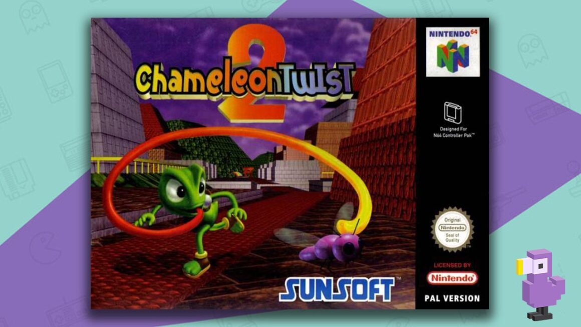 underrated N64 games - Chameleon Twist 2 cover