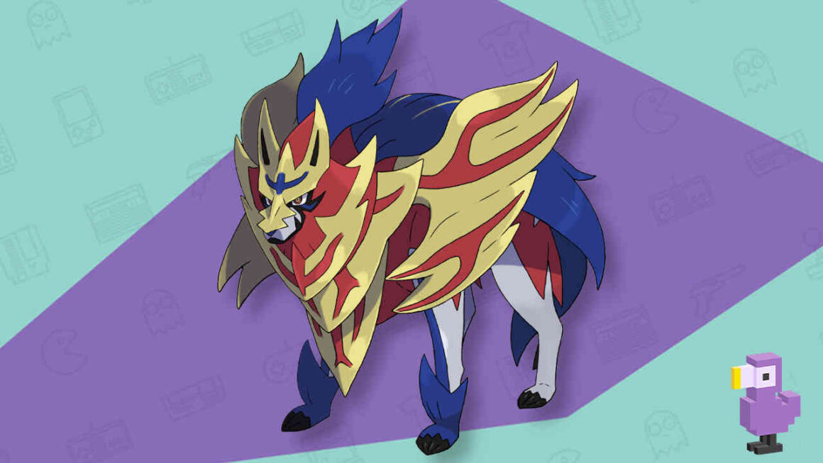 Fighting type pokemon - Zamazenta crowned shield