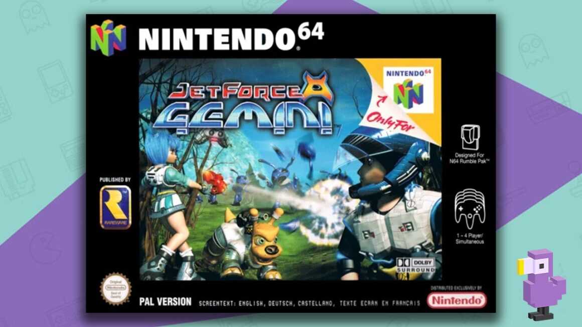 underrated N64 games - Jet Force Gemini cover