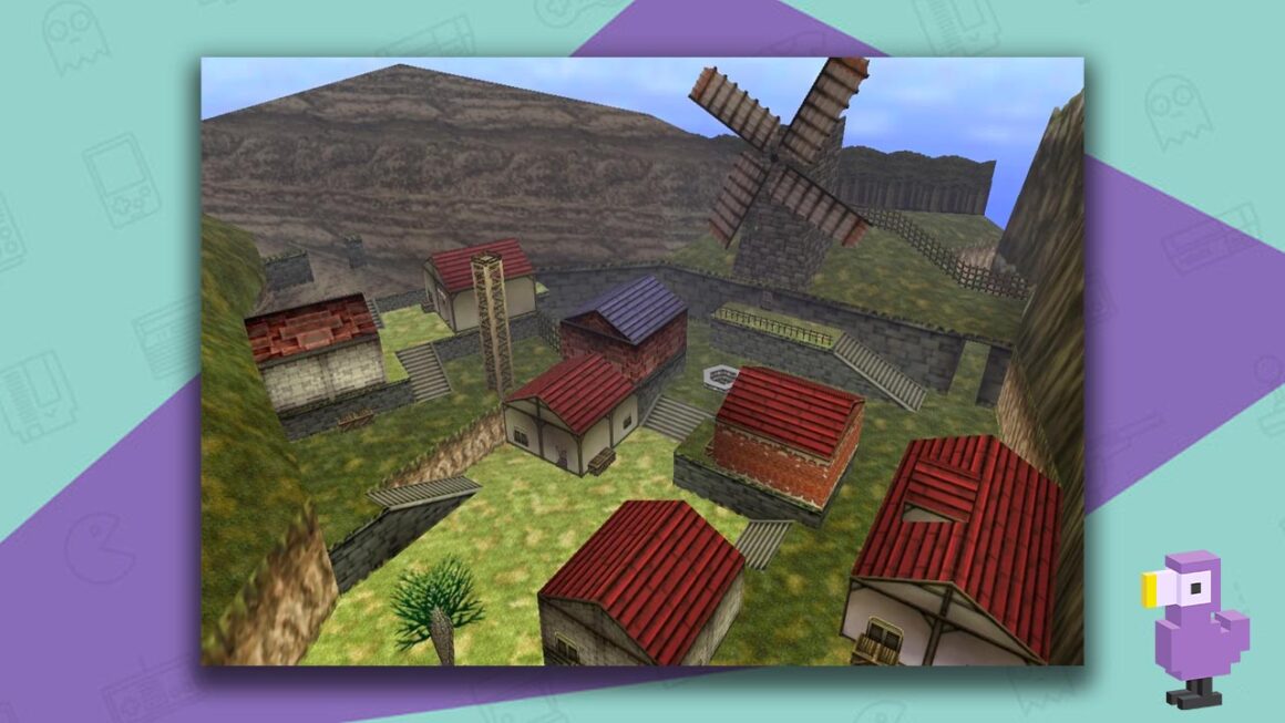 Impa Zelda Facts - Kakariko village from above