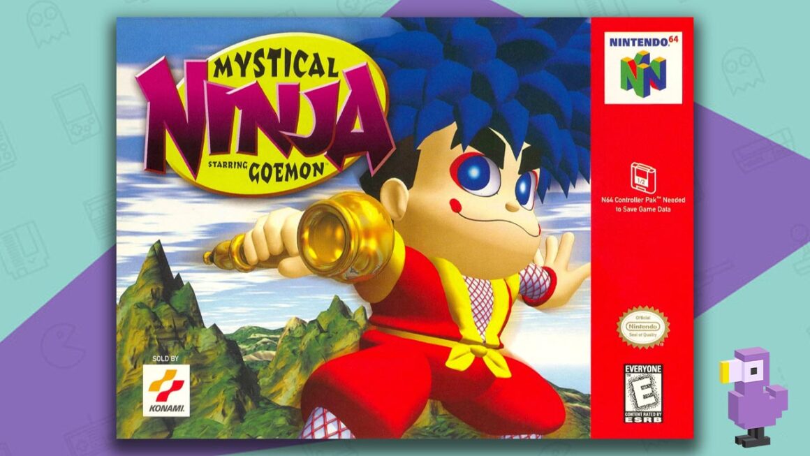 underrated N64 games - Mystical Ninja starring Goemon cover