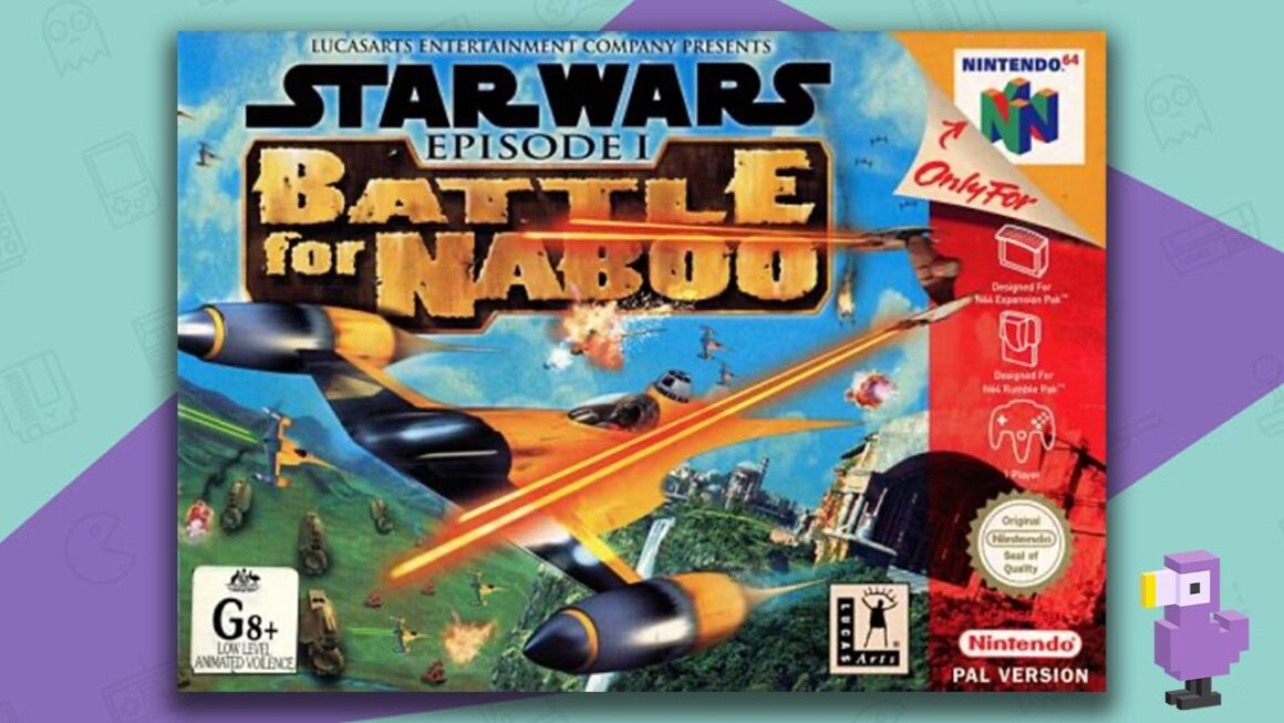 underrated N64 games - Star Wars Episode 1 Battle For Naboo cover