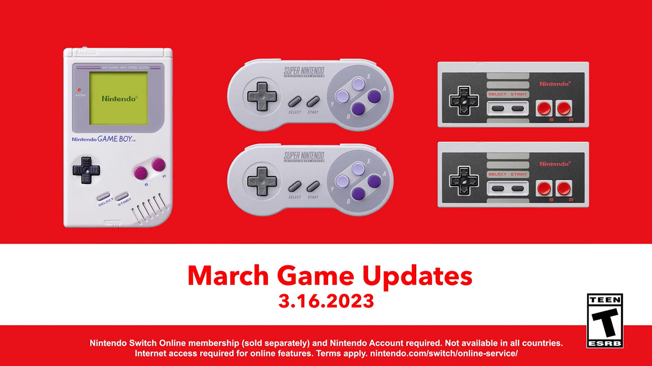 Switch Online March Update Adds Four New Retro Games