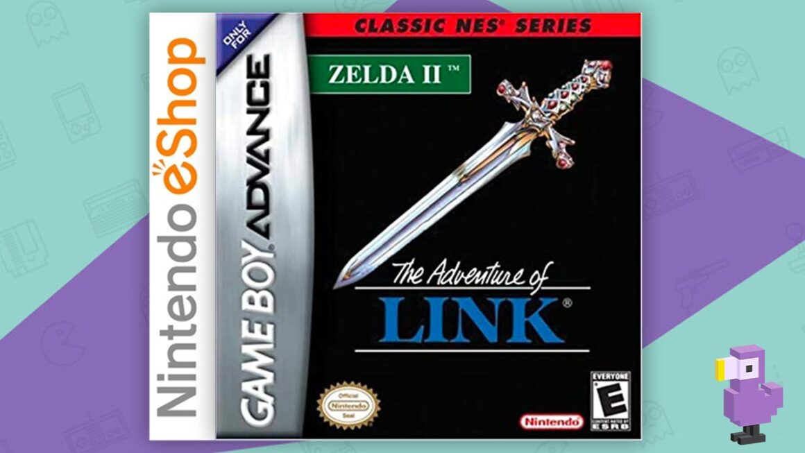 3ds zelda games - zelda 2 the adventure of link game case