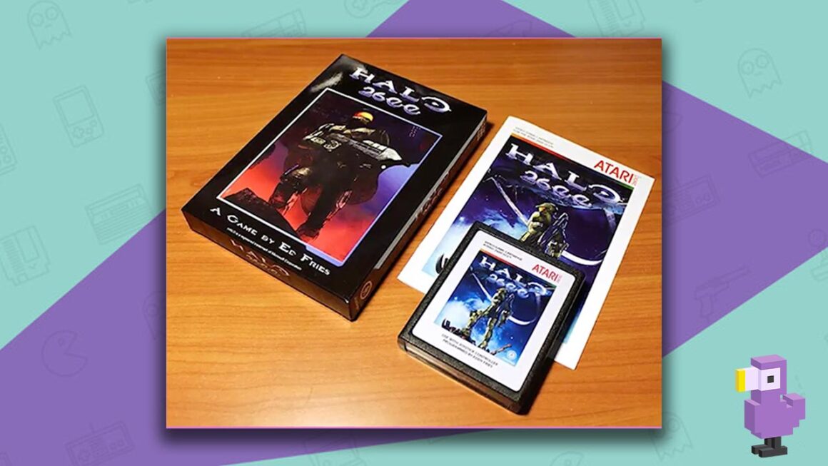 Video Game Demakes - Halo 2600 game case