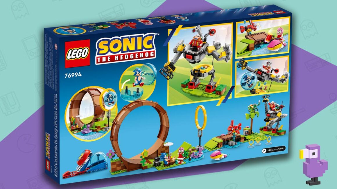 sonic lego sets - green hill loop challenge