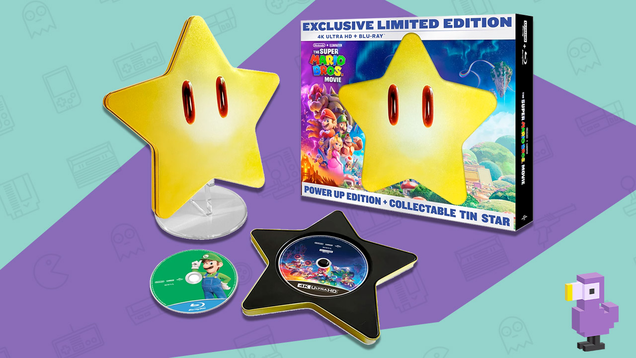 Super Mario Bros. Movie DVD, Bluray, and 4k Steelbook Available For