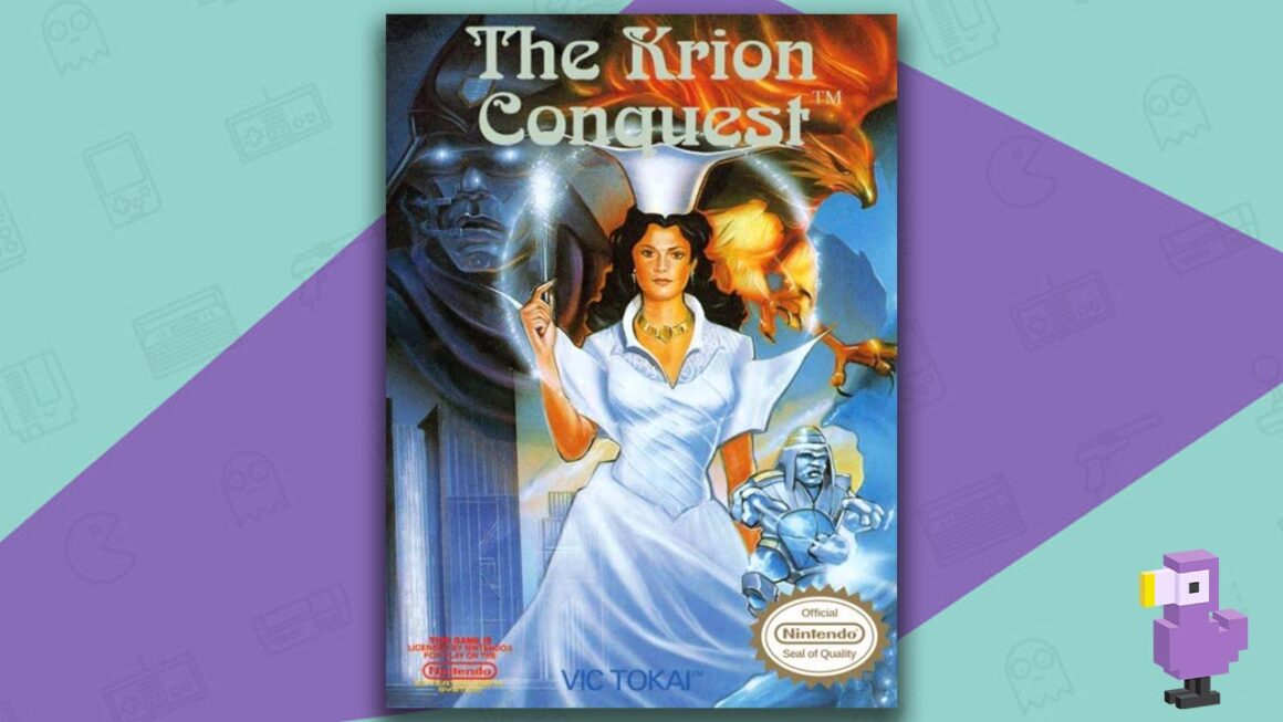 underrated nes games - The Krion Conquest game case cover art