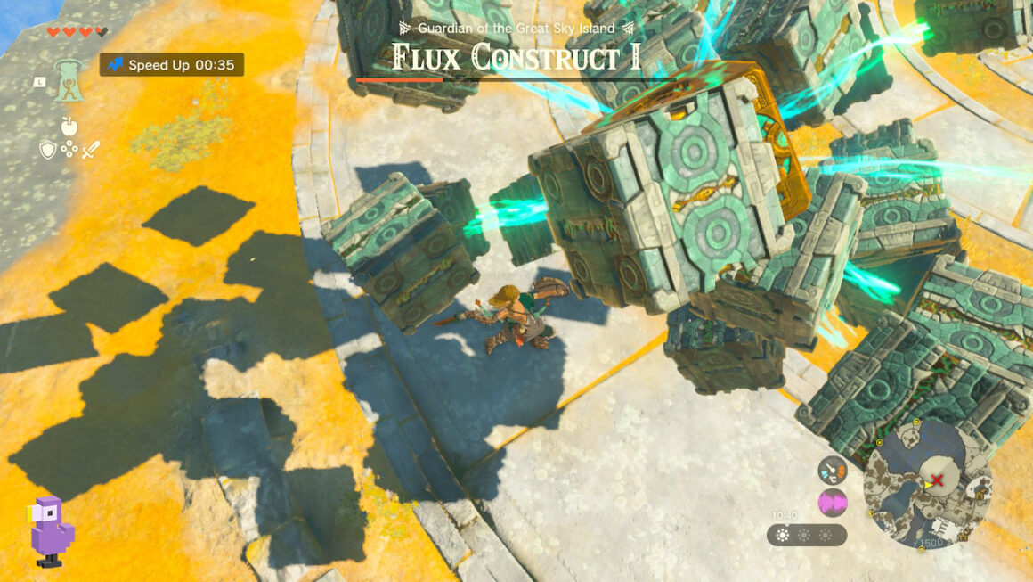 How To Beat Flux Construct 1 in Zelda Tears Of The Kingdom near the end
