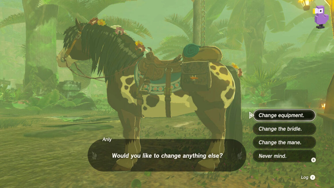 How To Customise Your Horse in Zelda Tears Of The Kingdom customisation options