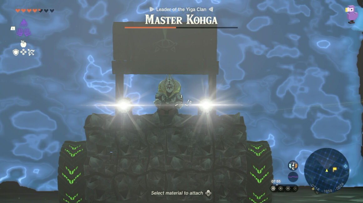 Comment Battre Maître Kohga Dans Zelda Tears Of The Kingdom phase deux