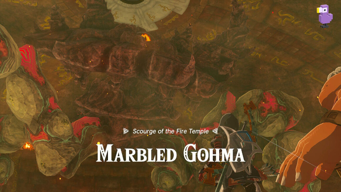 How To Beat Marbled Gohma In Zelda Tears Of The Kingdom Marbled Gohma