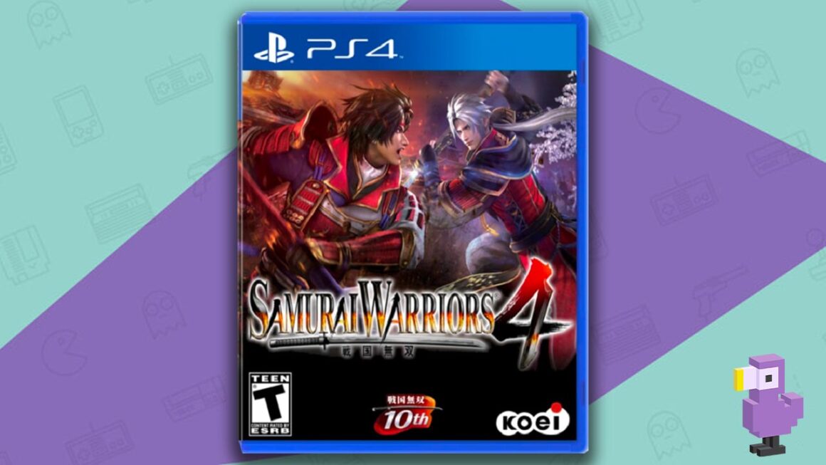 Best Samurai games - Samurai Warriors 4 game case ps4
