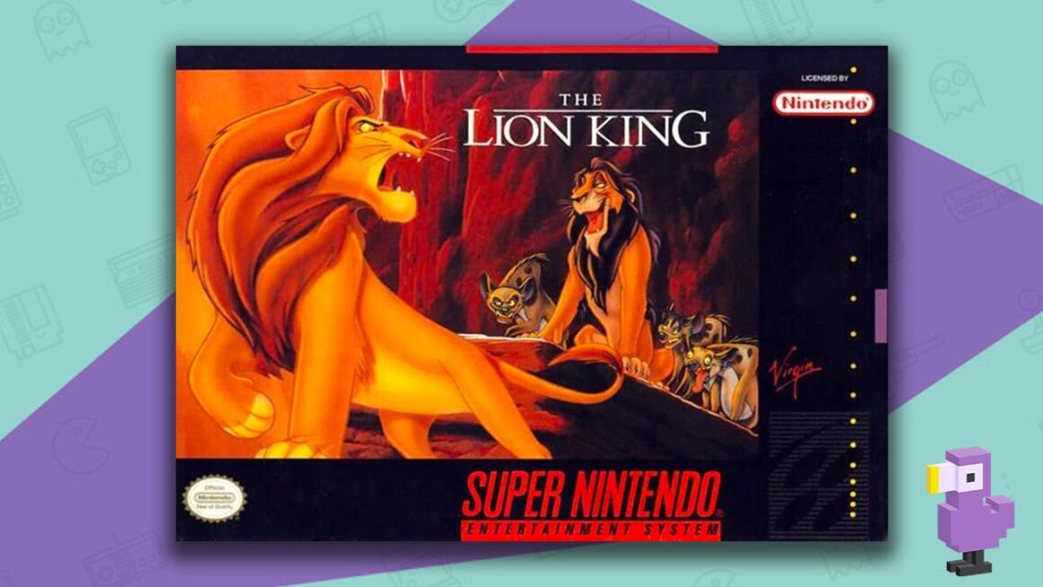 เกมแพลตฟอร์มที่ดีที่สุด - The Lion Ling Snes เกม Case Case
