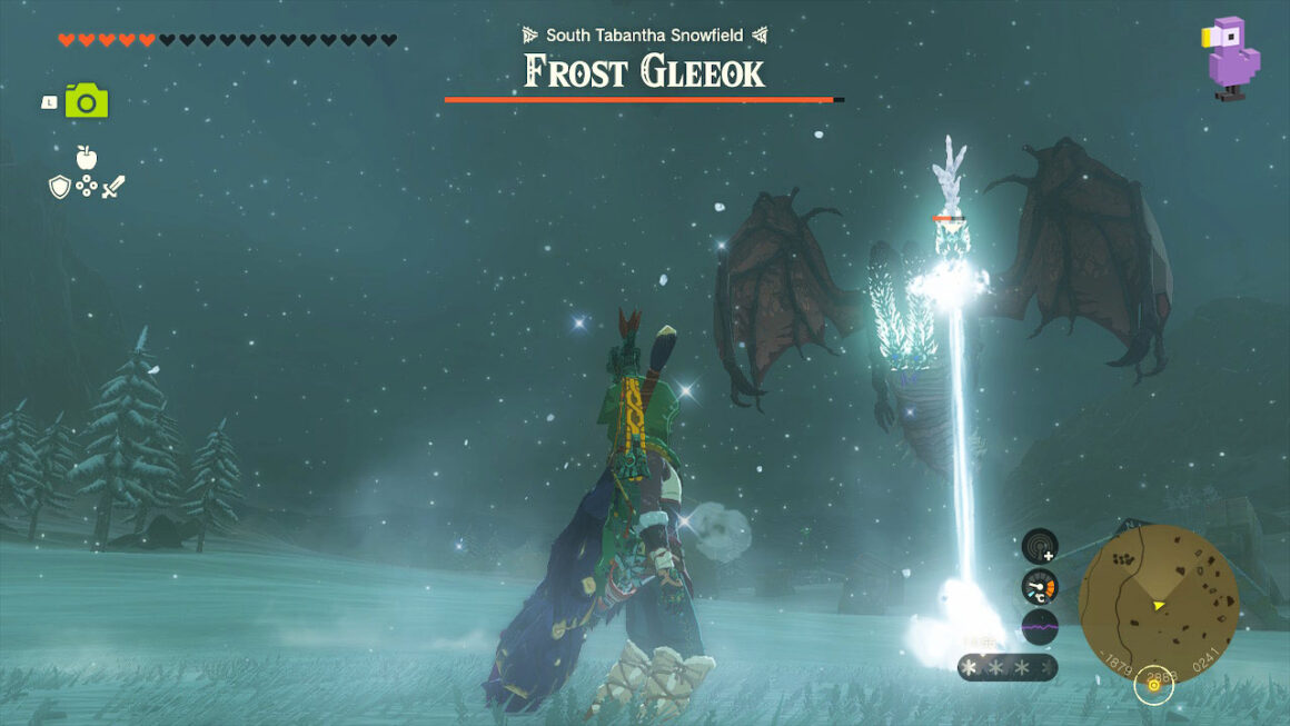 How To Beat Frost Gleeloks In Zelda Tears Of The Kingdom ice beams