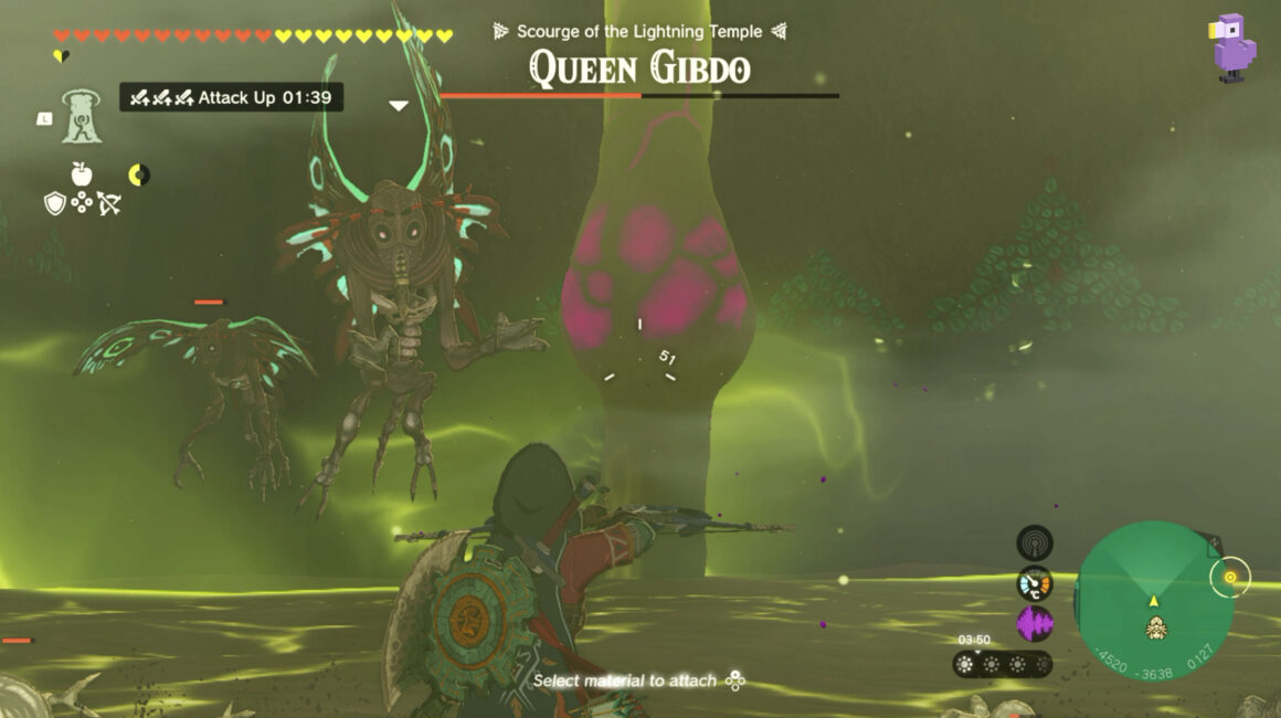 Comment Battre La Reine Gibdo Dans Zelda Les Larmes Du Royaume ciblent les nids De Gibdo