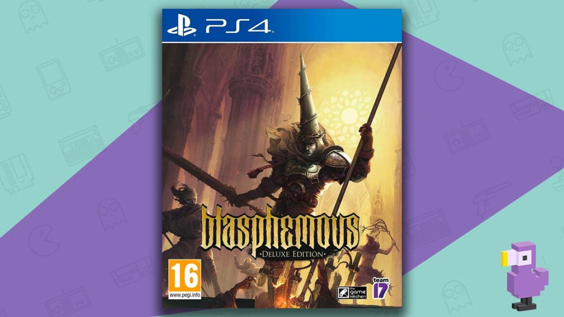 10 Best Games Like Hollow Knight - Blasphemous game case cover art PS4