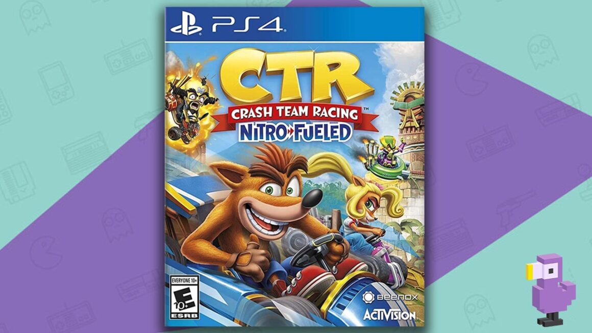 games like Mario Kart on PS4 PS5 - CTR Nitro Fueled game case cover art PS4