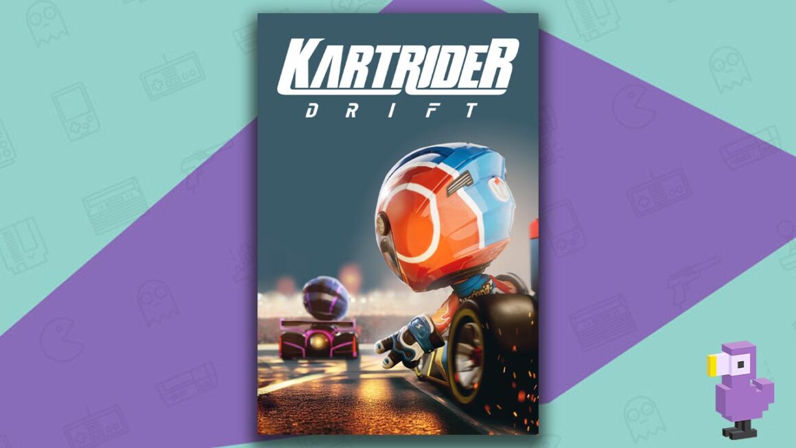 games like Mario Kart on PS4 PS5 -  KartRider Drift game case cover art 