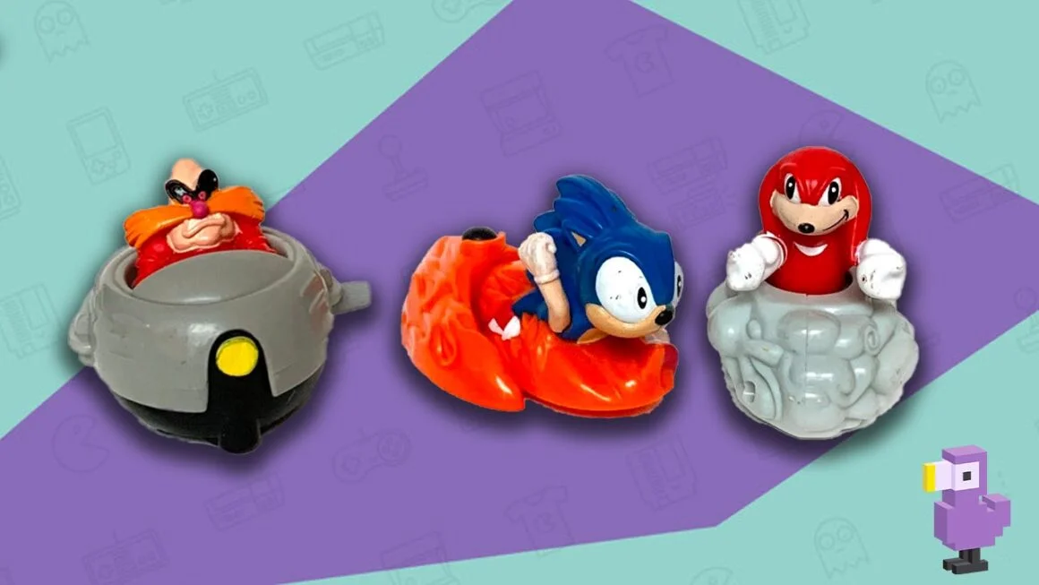 Sonic The Hedgehog pull-back racking toys