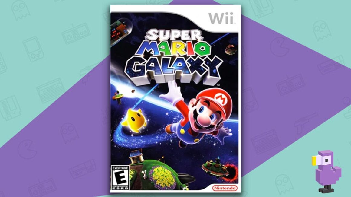 Beste platformgames - Super Mario Galaxy Wii Game Case Cover Art