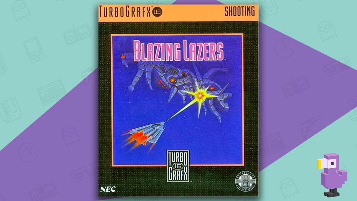 Blazing Lazers game case cover art best PC Engine games