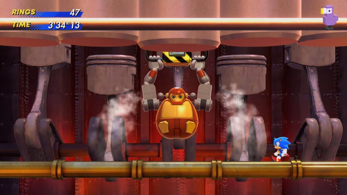 Steam Monkey In Press Factory Zone Act 1