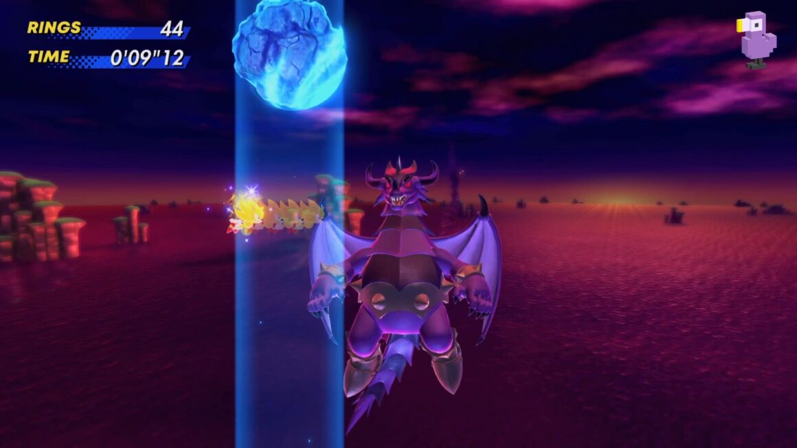 Final Boss Great Dark Dragon In Sonic Superstars