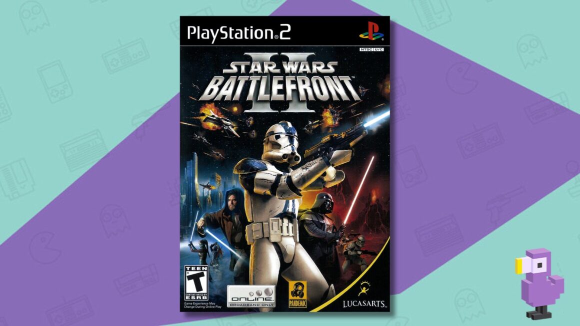 BEST PS2 CO-OP GAMES OF ALL TIME - STAR WARS BATTLEFRONT II GAME CASE