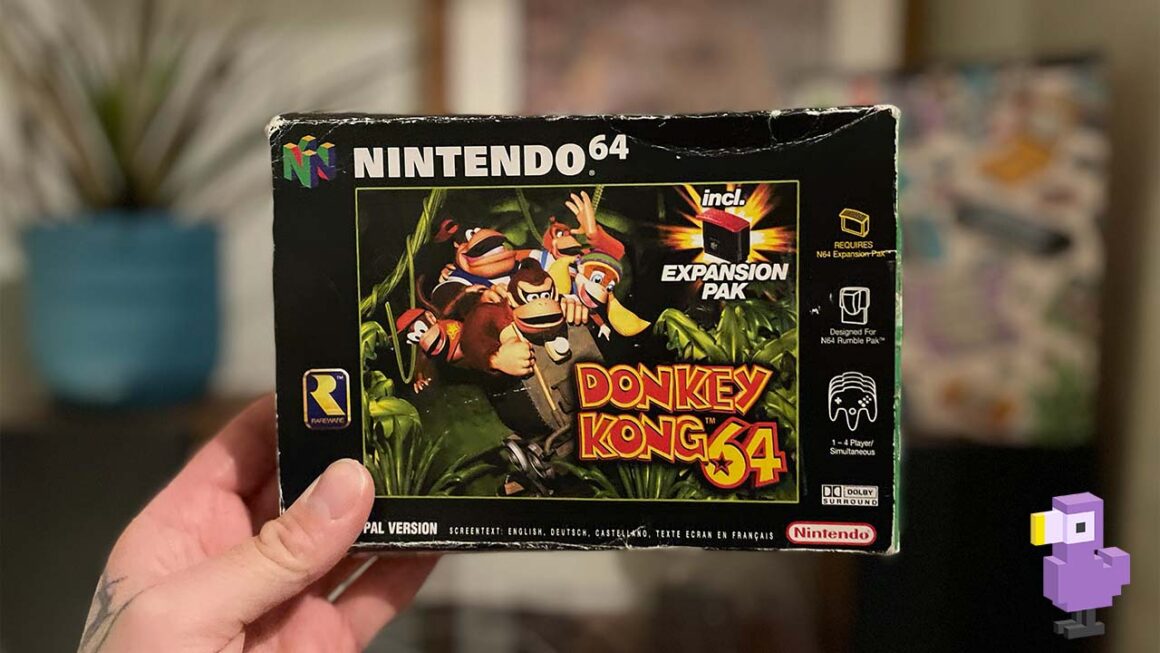 Donkey Kong 64 game case