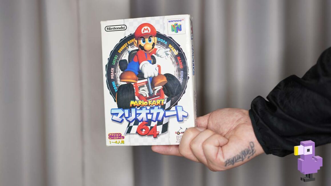 Mario Kart 64 game box