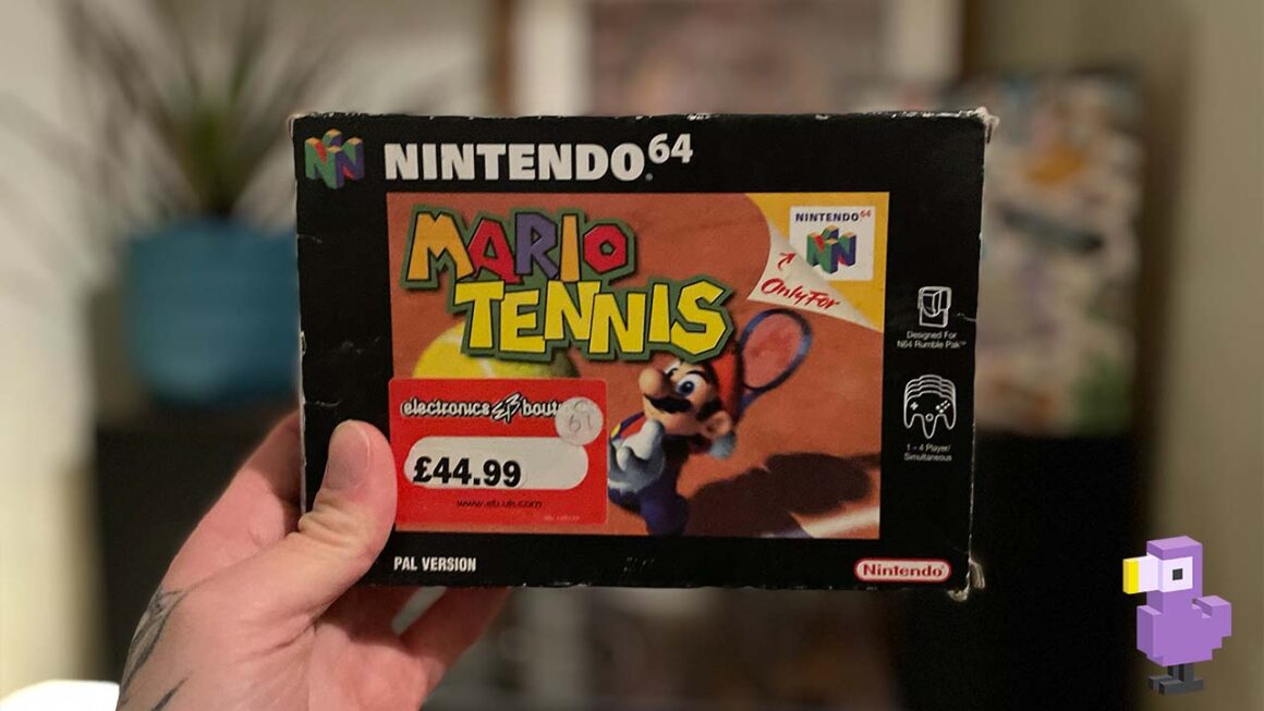 Mario Tennis game box from Seb's N64 collection