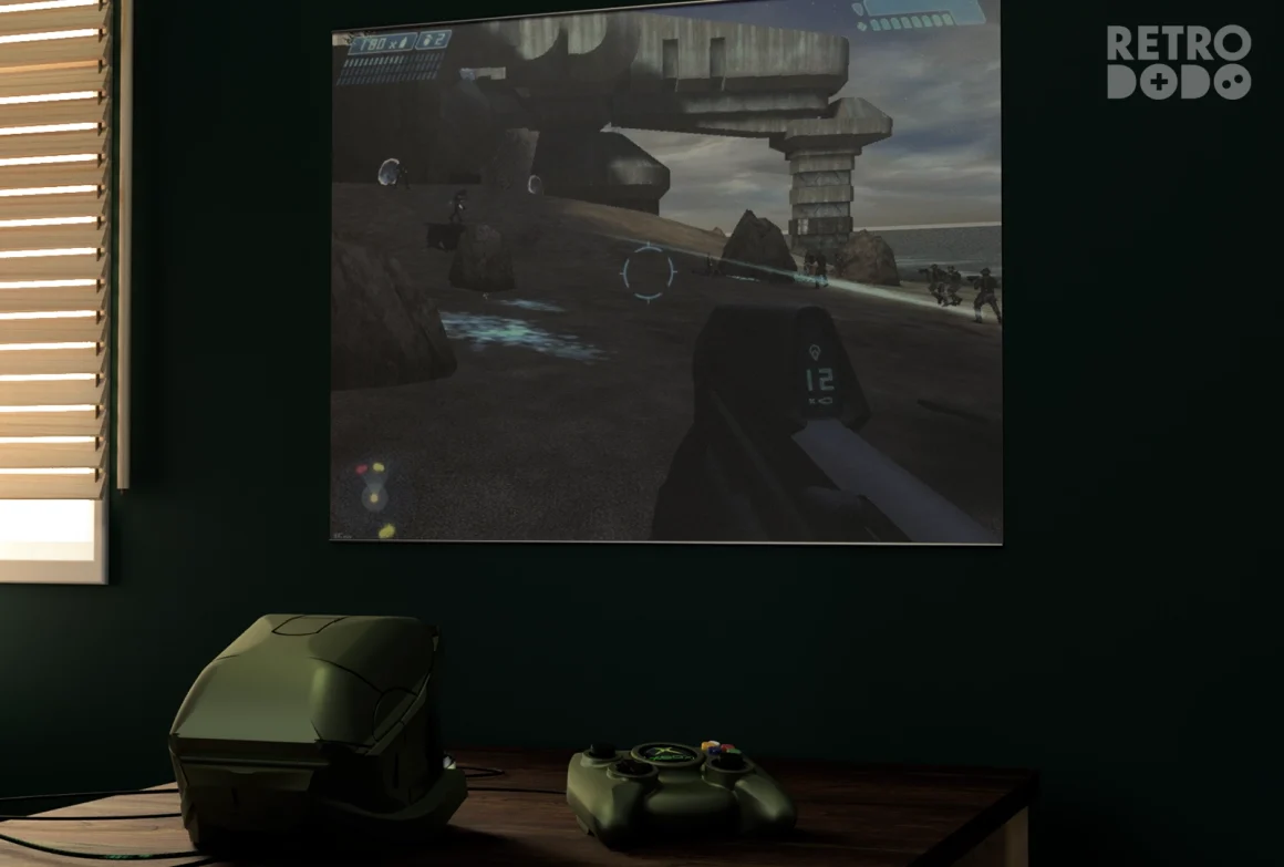 master chief console concept projector
