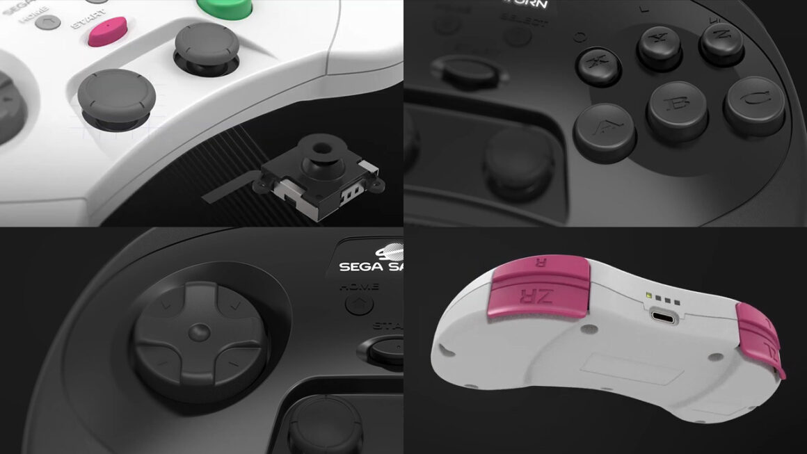 Controlador Retro-Bit Sega Saturno