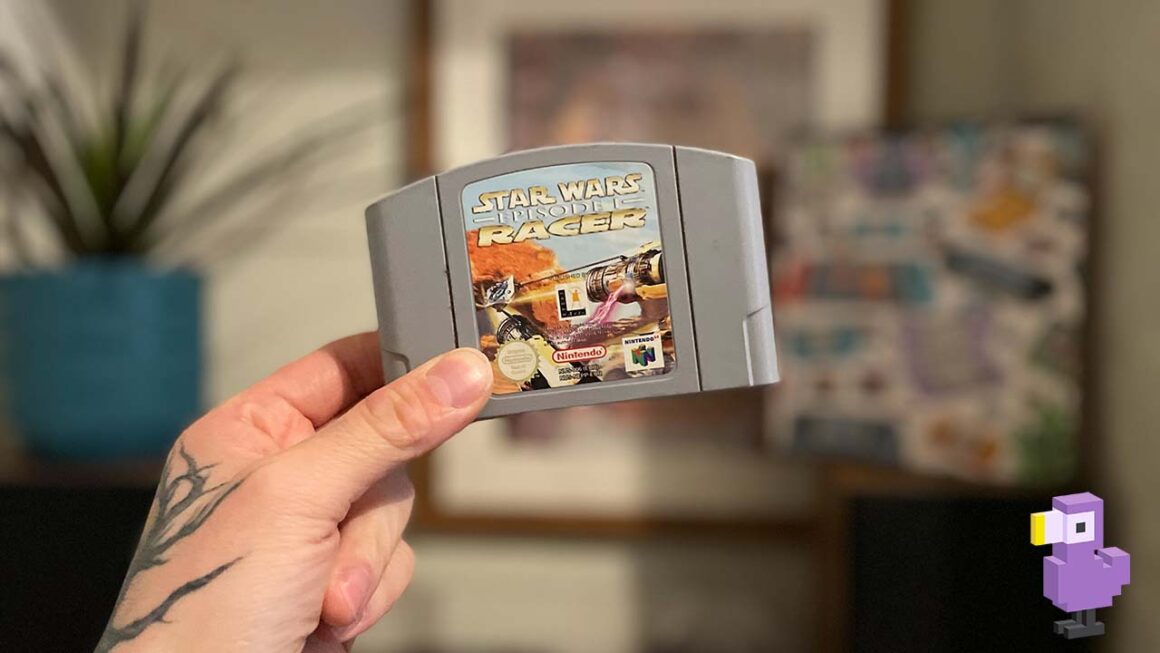 Seb's Star Wars Episode 1: Racer game cartridge for the N64
