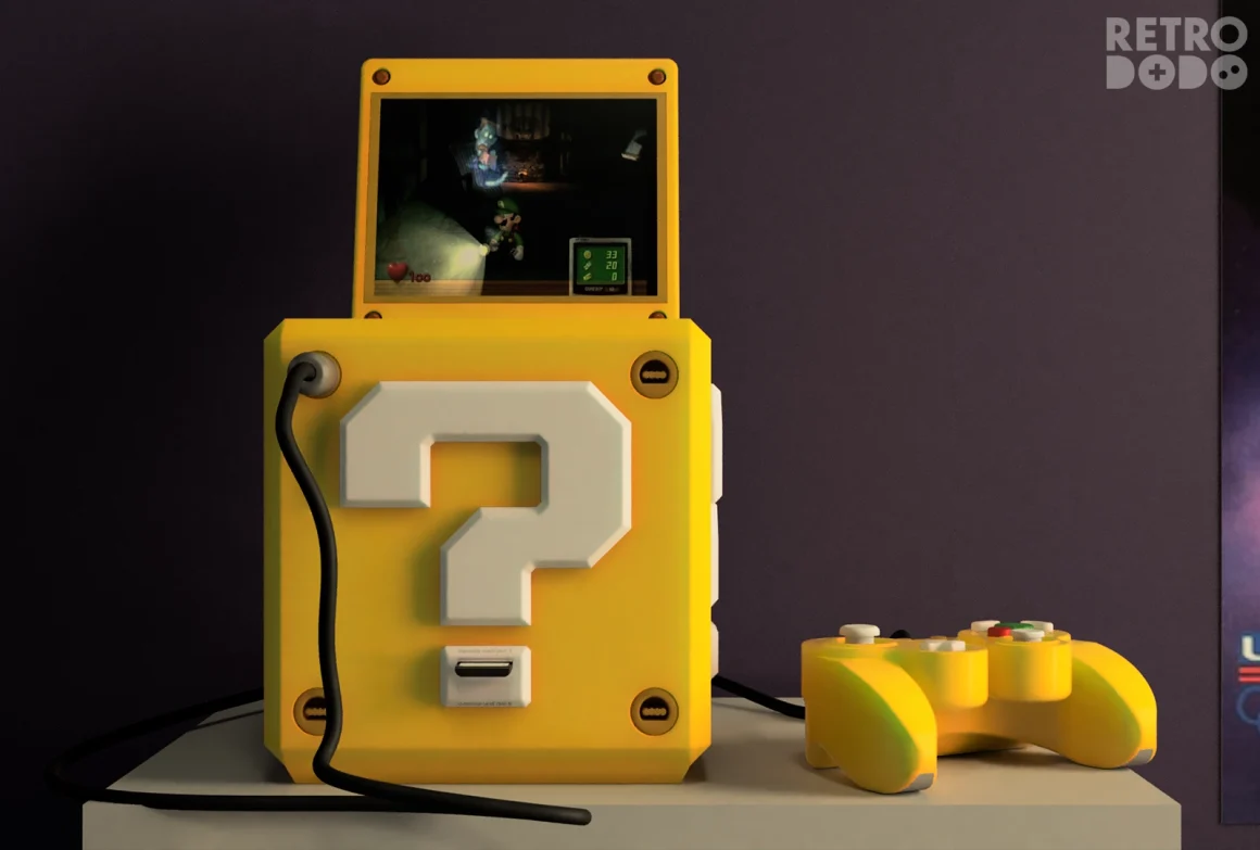 super mario gamecube console concept