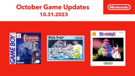 Nintendo Switch Online October 2023