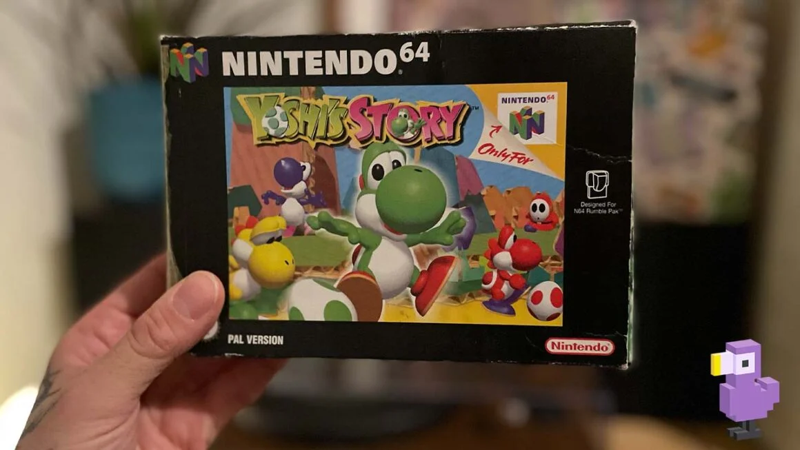 Seb's boxed copy of Yoshi's Story for the Nintendo 64