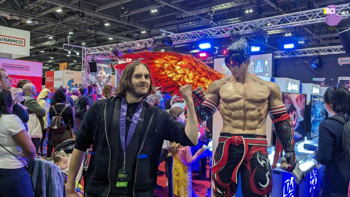 Theo at Comic Con's Tekken 8 stand