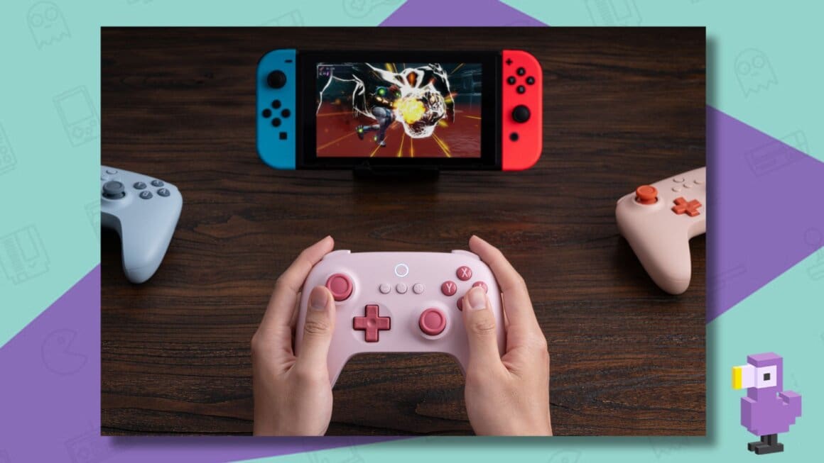  8Bitdo Ultimate C Bluetooth Controller for Switch with 6-axis  Motion Control and Rumble Vibration (Blue) : Video Games