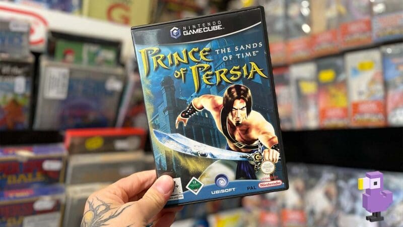 GameCube game case for the Prince of Persia sands of time