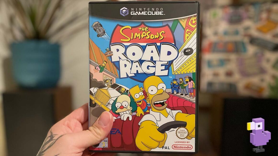The Simpsons: Road Rage game case