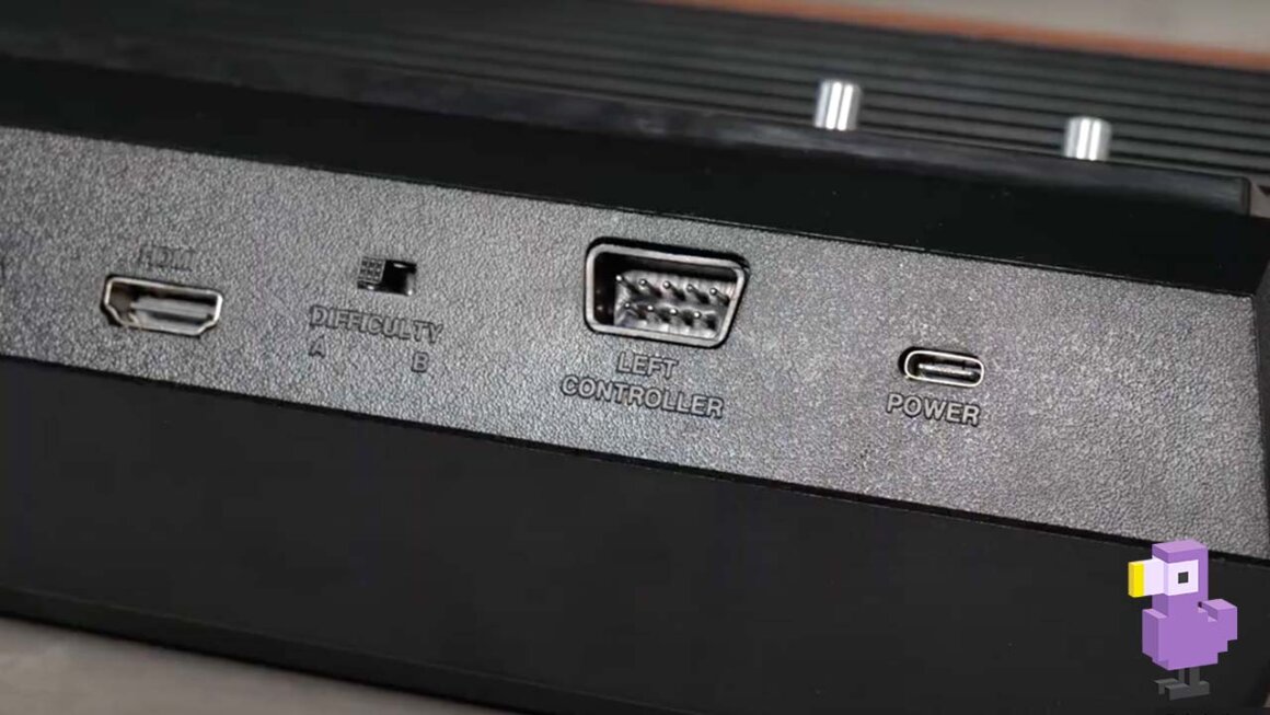 Left controller input on the Atari 2600+